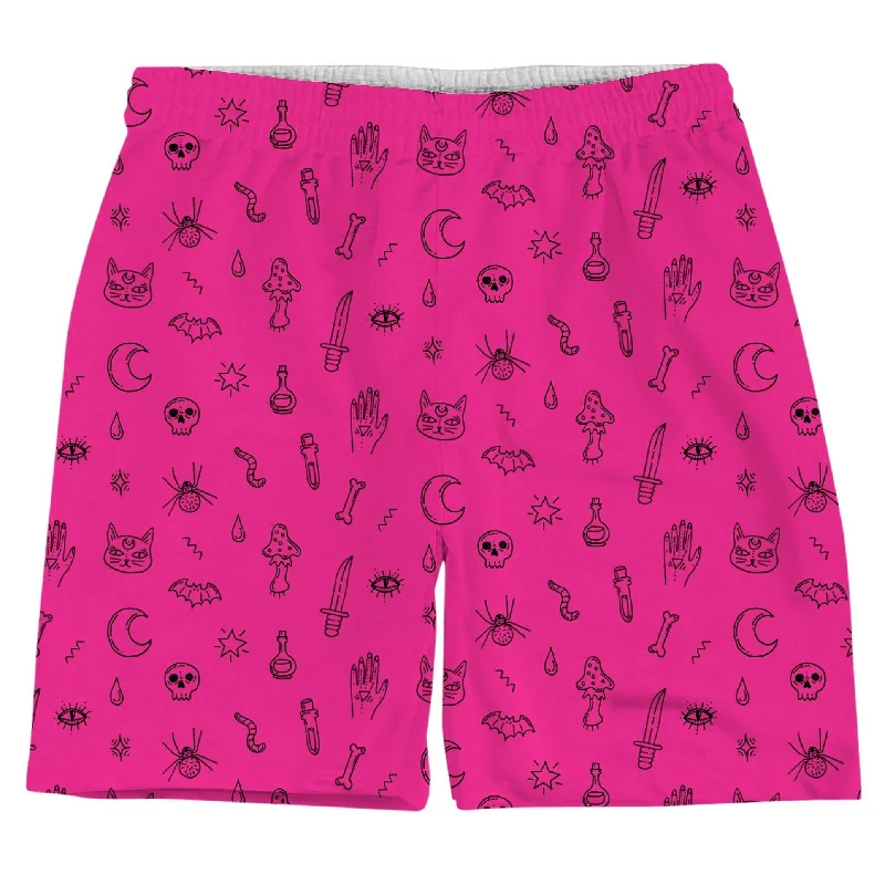 Stylish Jackets Pink Pattern Weekend Shorts