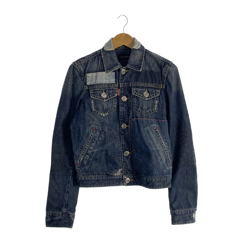 Layered Clothing DSQUARED2/Denim Jkt/46/Indigo/Cotton/
