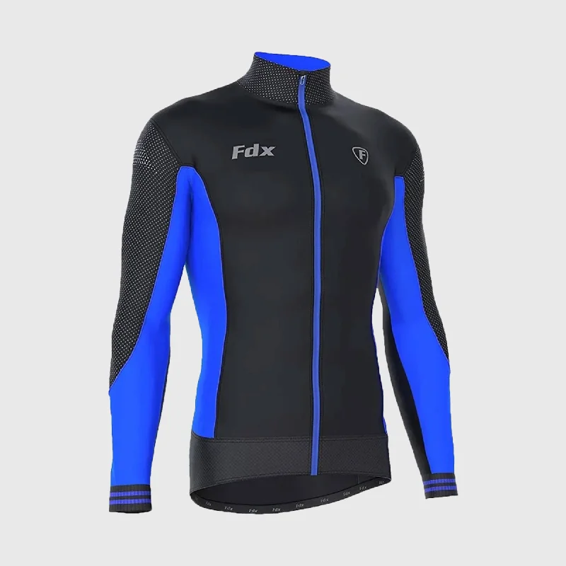 Everyday Jeans Fdx Thermodream Men's & Boy's Blue Thermal Roubaix Long Sleeve Cycling Jersey Everyday Jeans Fdx Thermodream Men's & Boy's Blue Thermal Roubaix Long Sleeve Cycling Jersey