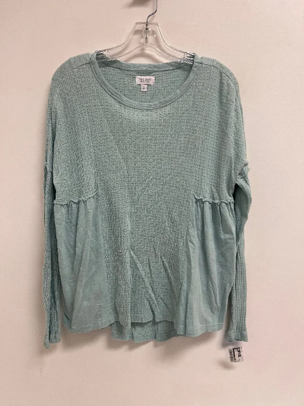Stylish Suits Top Long Sleeve By True Craft In Blue, Size: Xs