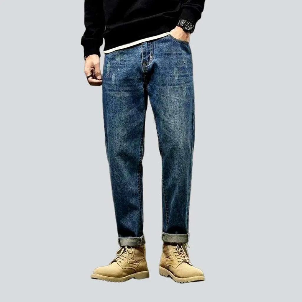 Practical Clothing Medium wash blue men's jeans