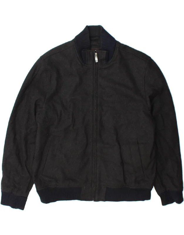 Casual Shoes DOCKERS Mens Bomber Jacket UK 42 XL Navy Blue Wool