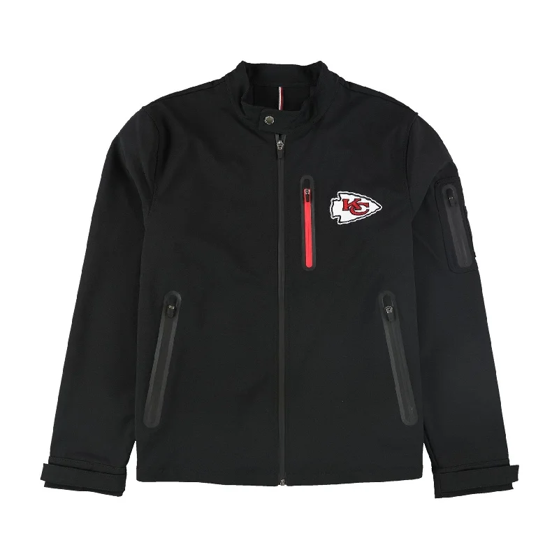 Sports Gear Tommy Hilfiger Mens Kansas City Chiefs Jacket, Black, Medium (Regular)