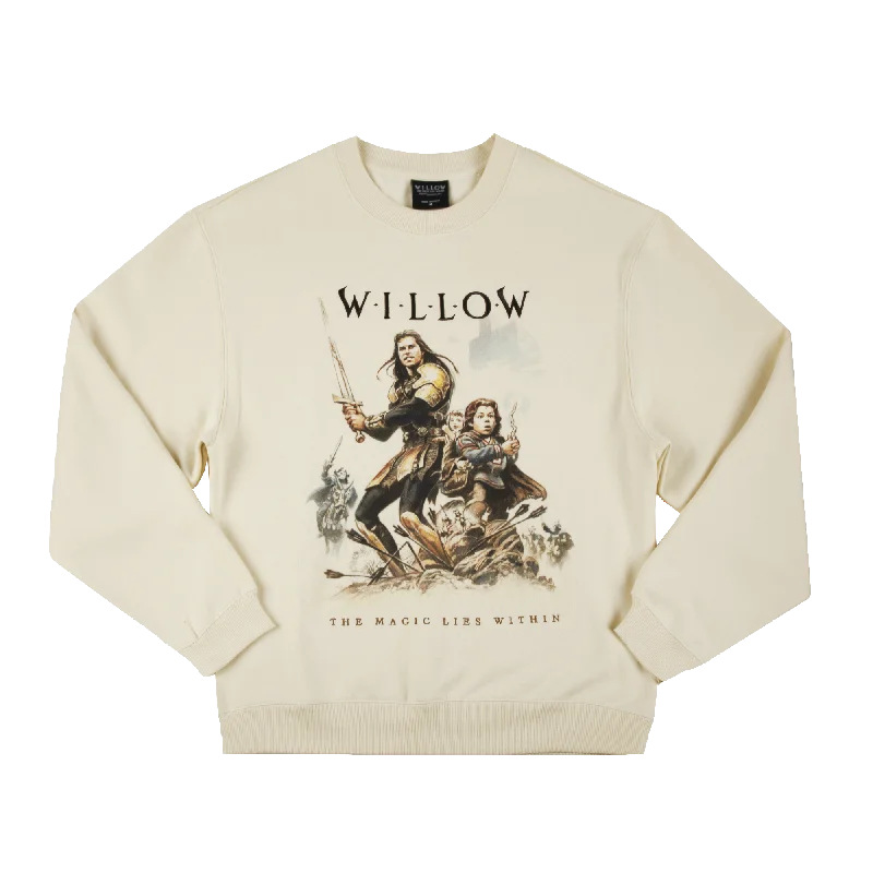 Fresh Outfit Willow Hero Poster Crew Neck Sweatshirt