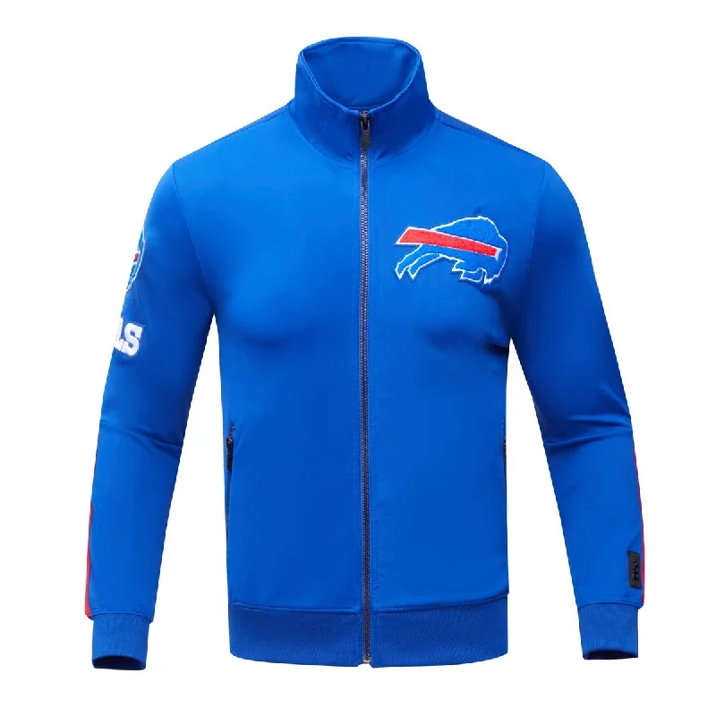 Office Outfits NFL BUFFLO BILLS CLASSIC MEN'S TRACK JACKET (ROYAL BLUE)