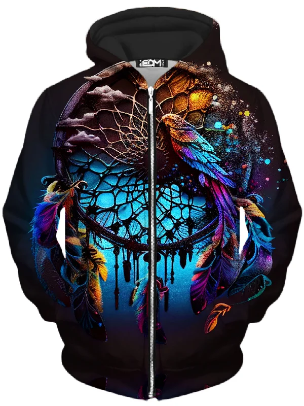 Comfy Tops Dreamcatcher 2.0 Unisex Zip-Up Hoodie