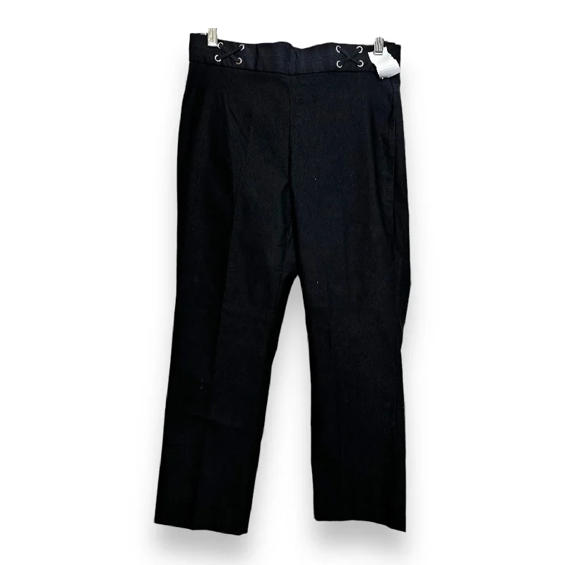 Lightweight Fabrics Capris By Rafaella In Black, Size: 6