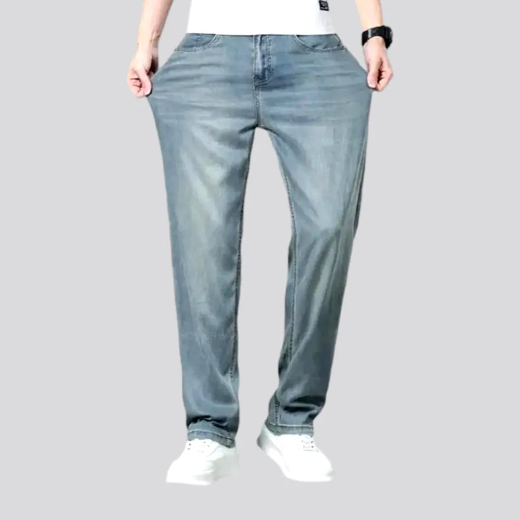 Stylish Jeans Soft-fabric men's straight jeans