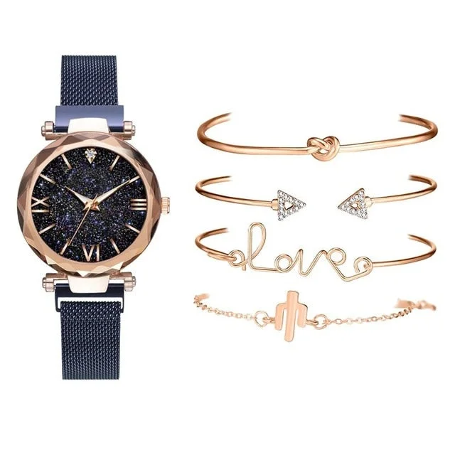 Blue 5pcs Set