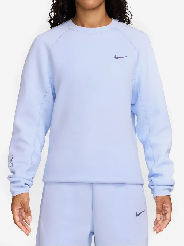 Casual Shirts Nike Nocta Tech Fleece Crew - Palest Purple/Daybreak