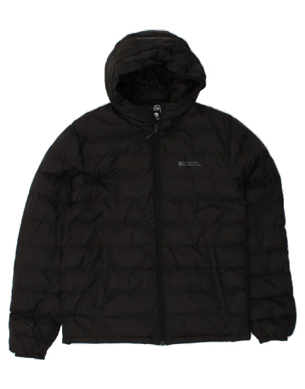 Casual Shoes MOUNTAIN WAREHOUSE Mens Hooded Padded Jacket UK 36 Small Black