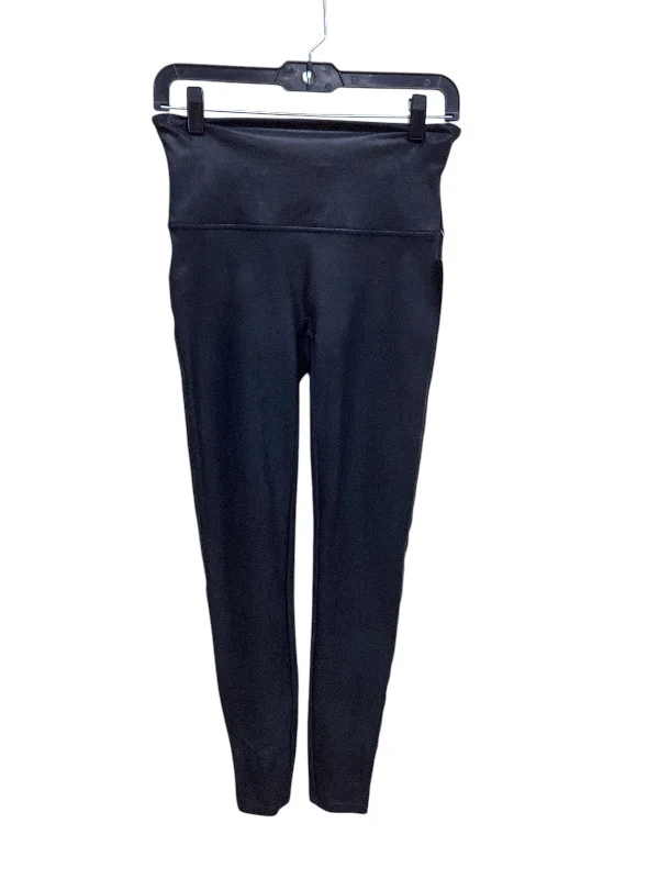 Fashion Pants Athletic Leggings By Spanx In Black, Size: L