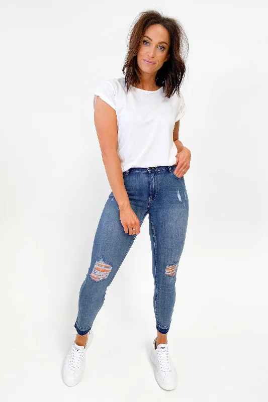 Fashion Pants Wakee Denim Dani Jeans Blue