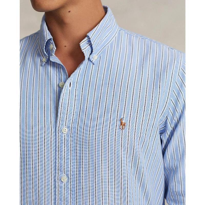Layered Clothing Polo Ralph Lauren - Oxford Shirt - Stripe - Blue & White
