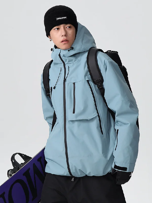 Bold Designs Men's Searipe Durable Mountain Pro All-Terrain Baggy Snow Jacket