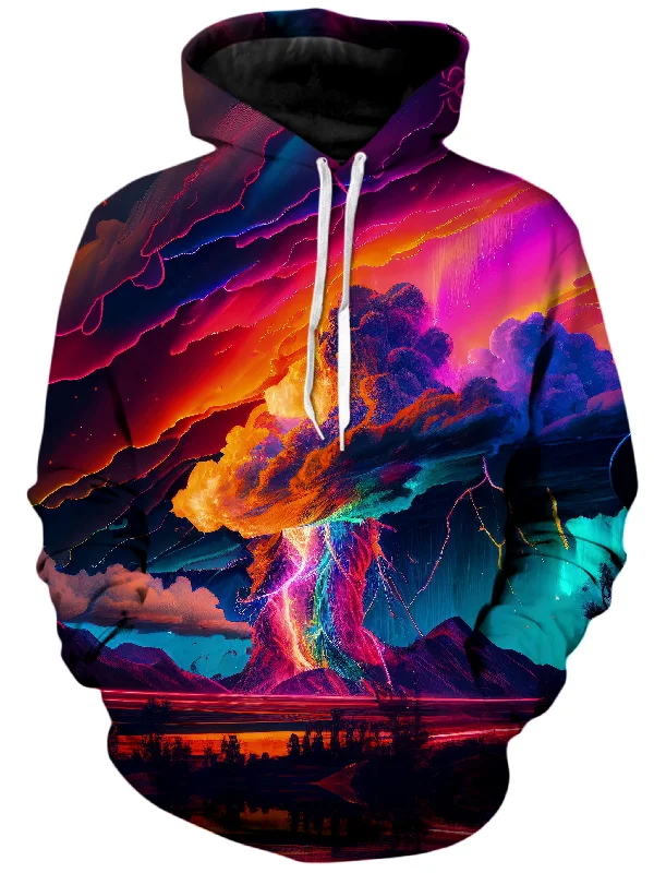 Trendy Sweaters Rainbow Storm Unisex Hoodie