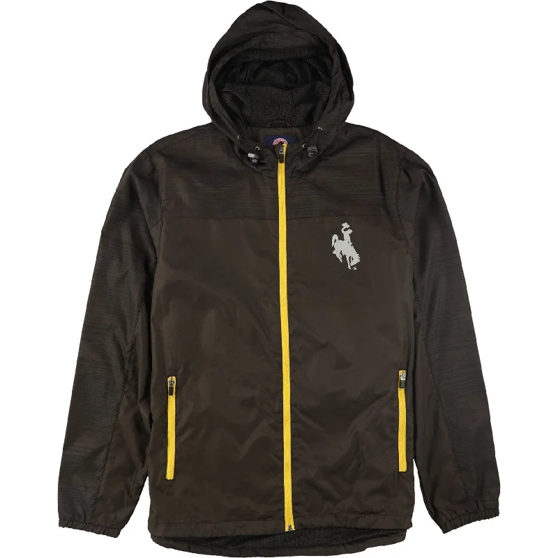 Comfy Pants G-III Sports Mens University of Wyoming Cowboys Windbreaker Jacket, Brown, Medium