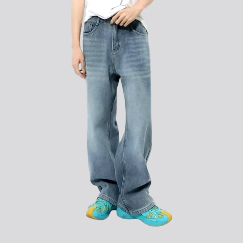 Everyday Apparel Faded wash stylish men's jeans