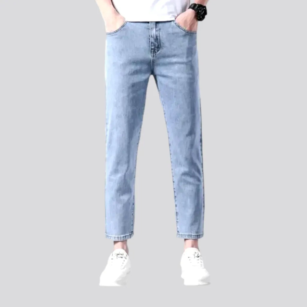 Active Styles Ankle-length men's thin jeans