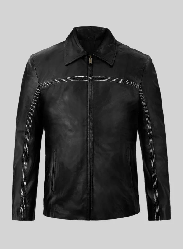 Comfort Clothes Layer Cake Leather Jacket