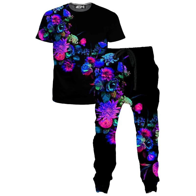 Modern Basics Darkest Bloom T-Shirt and Joggers Combo
