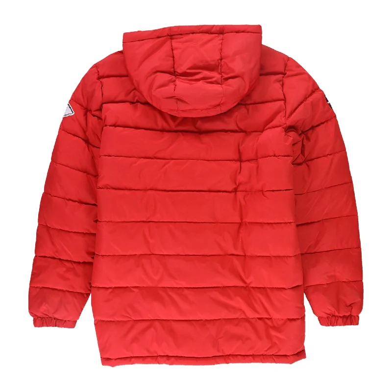 Classic Designs Tommy Hilfiger Mens Kansas City Chiefs Parka Coat, Red, Medium