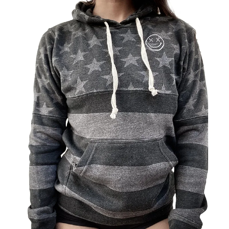 Daily Looks Salty Savage Unisex “OG Smile” Stars and Stripes Hoodie