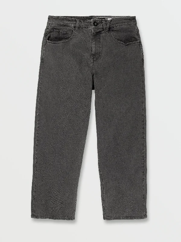 Relaxed Styles Billow Loose Tapered Fit Jeans - Black Ozone