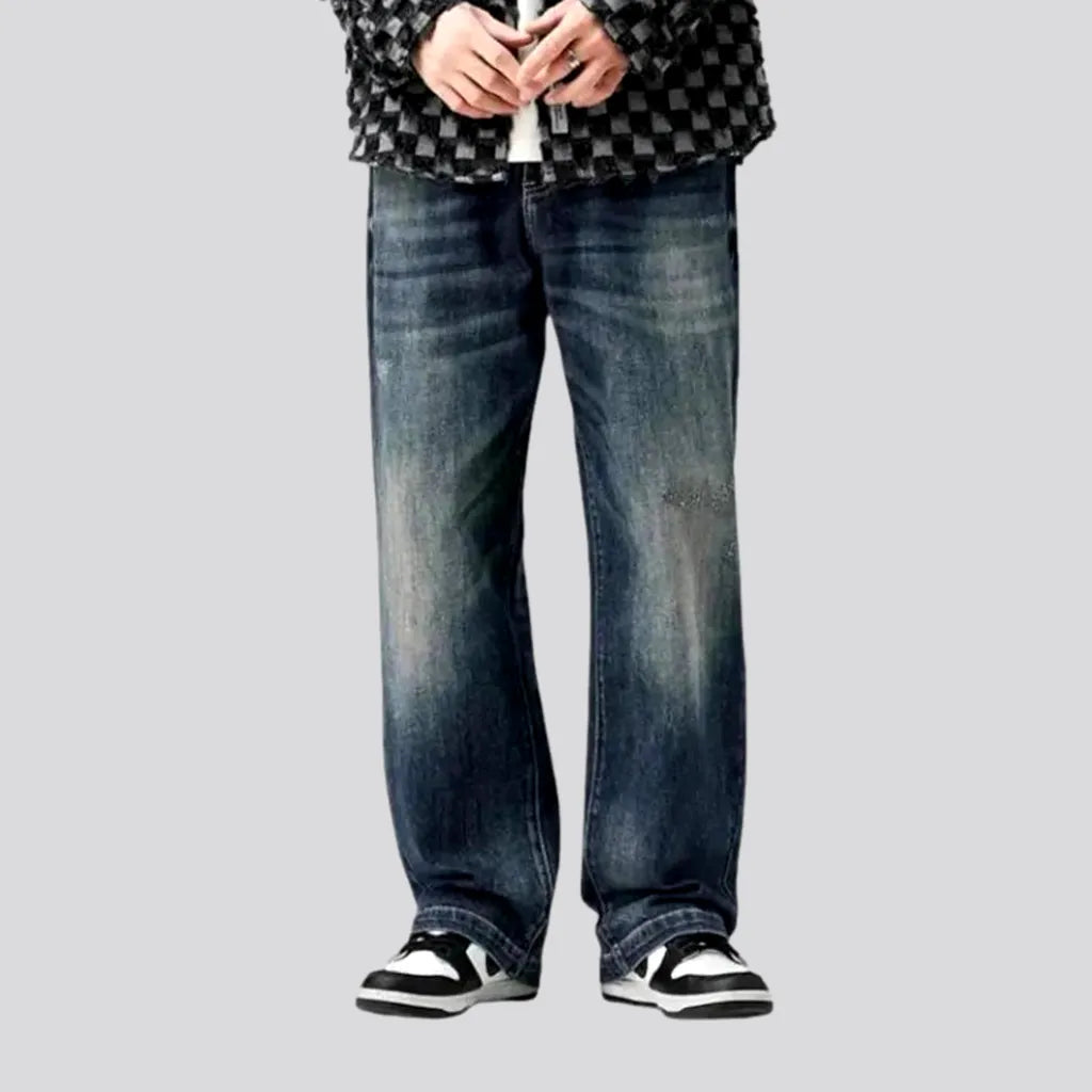 Stylish Jeans Vintage baggy-fit stylish men's jeans