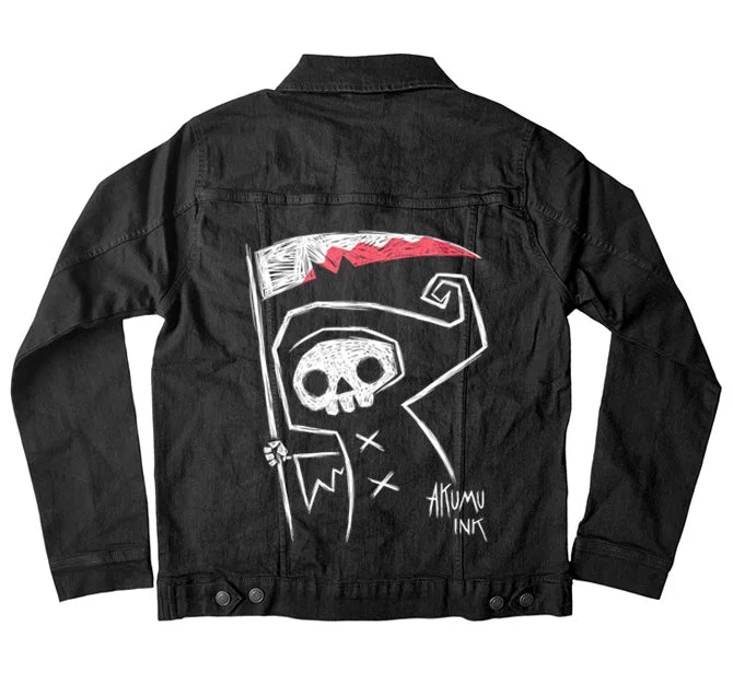 Stylish Suits Grim Reaper Denim Jacket