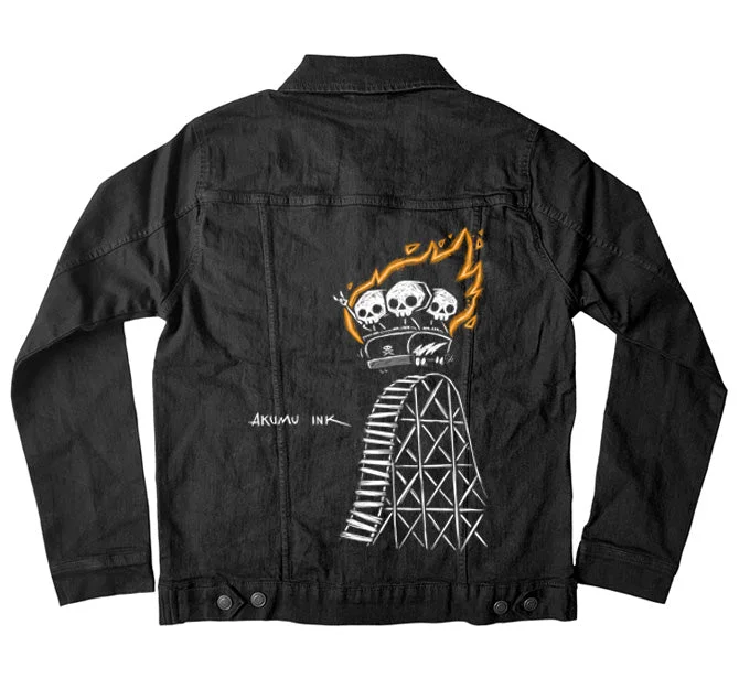 Sleek Designs Enjoy the Ride Denim Jacket