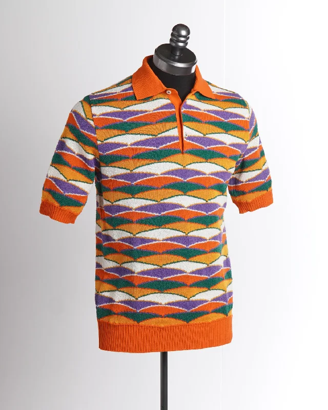 Daily Looks Cotton Bouclé Jacquard Polo