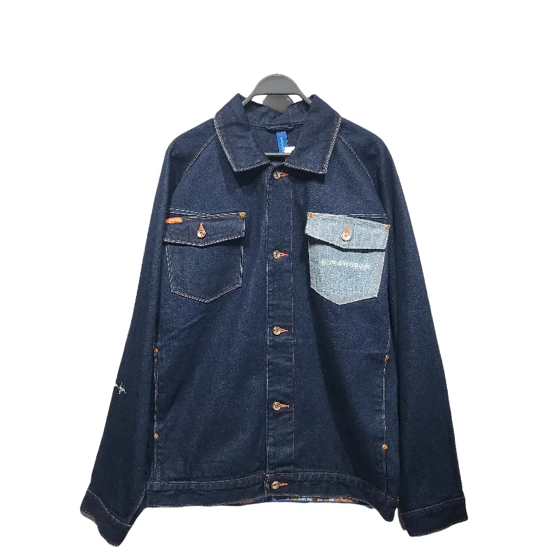 Athletic Tops Fubu//Denim Jkt/XL/BLU/Denim/Plain