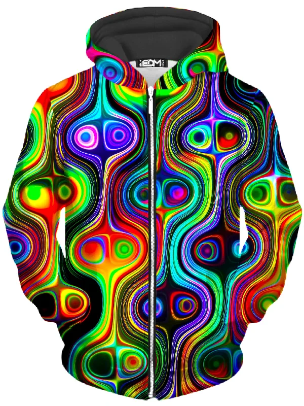Everyday Apparel Late Night Unisex Zip-Up Hoodie