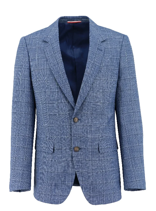 Formal Casuals Daniel Hechter Blue Check Jacket
