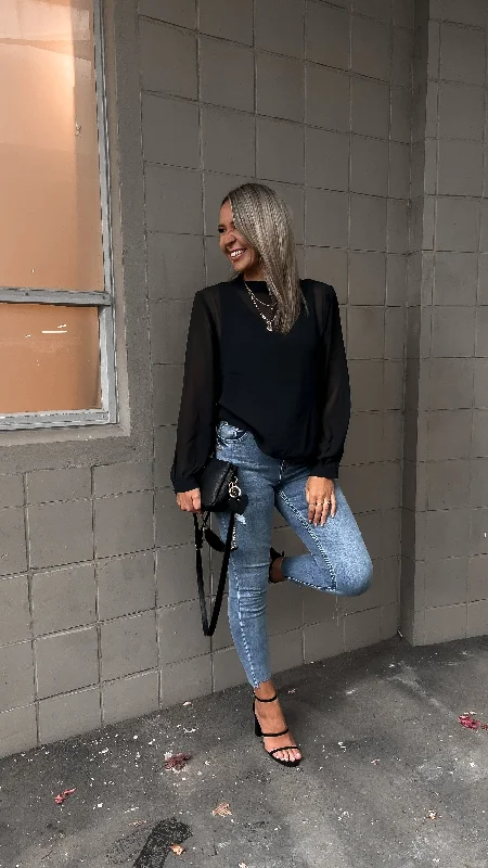 Casual Footwear Shine On Label Tomas Cropped Skinny Stepped Hem Jean