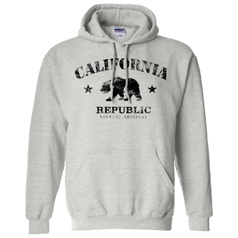 Smart Casual Wear California Republic Vintage Original Sweatshirt Hoodie