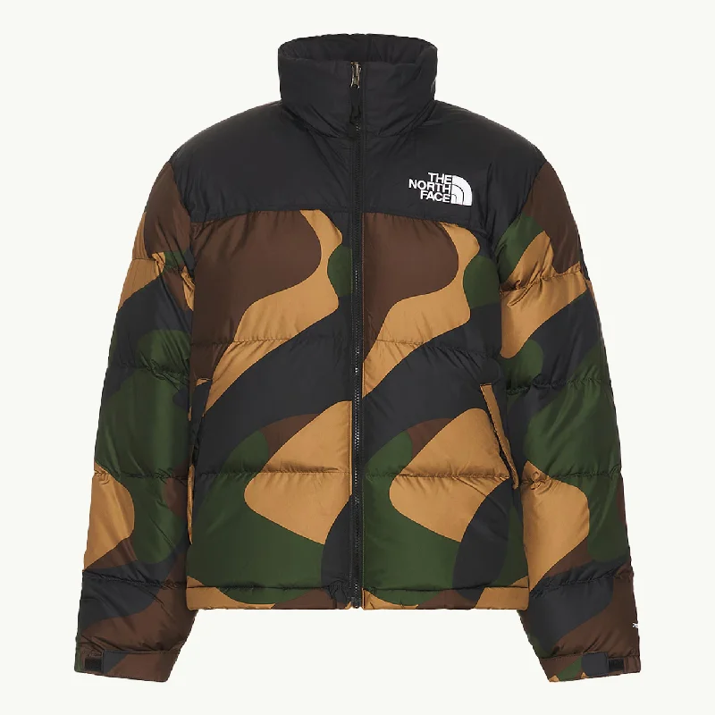 Trendy Shoes 96 Retro Nuptse Jacket - TNF Black/Block Camo Print