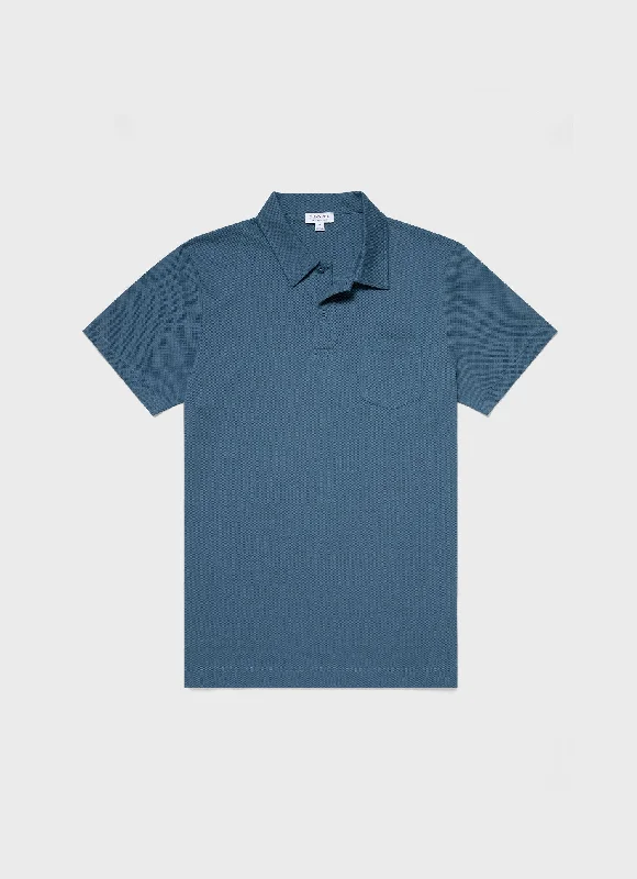 Outdoor Gear Men's Riviera Polo Shirt in Airforce