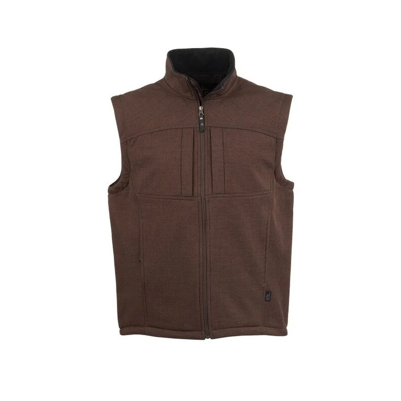 Comfort Clothes StS Ranchwear Western Vest Mens Fleece Zip Weston Chocolate STS3016 Comfort Clothes StS Ranchwear Western Vest Mens Fleece Zip Weston Chocolate STS3016