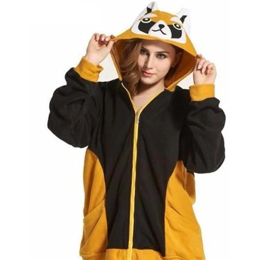 Soft Fabrics Raccoon Animal Theme Hoodie