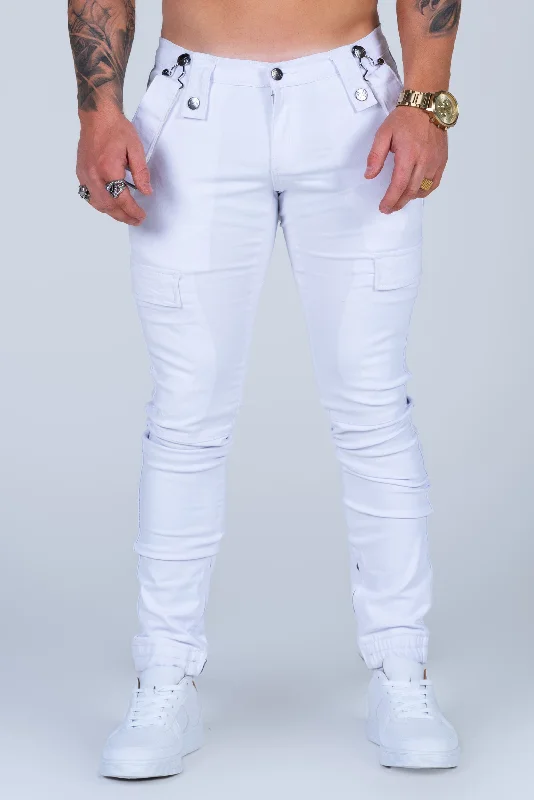 Lightweight Tops JAMES White Tactical Cargo