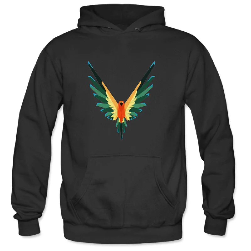 Travel Wardrobe Unisex Classic Style Parrot Hoodie