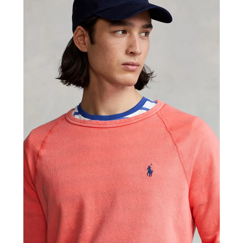 Active Wear Polo Ralph Lauren - Crew Neck Sweatshirt - Tomato Red