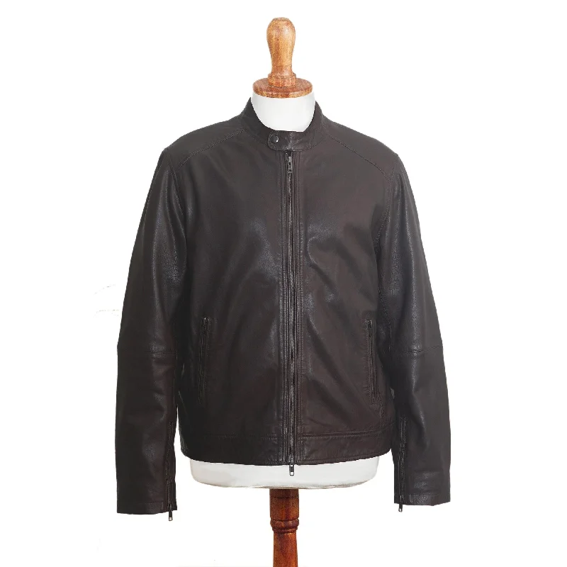 Daily Looks Novica Handmade Suave Elegance Mens Leather Jacket