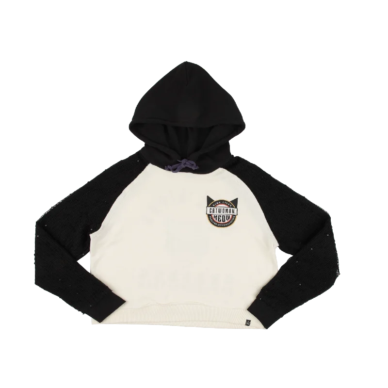 Travel Wardrobe Catwoman Nine Lives Cropped Hoodie