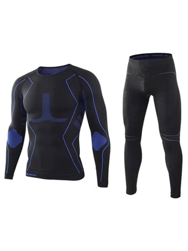 Sleek Tops Men's John Snow Winter Warmers Fleece Thermal Baselayer Set