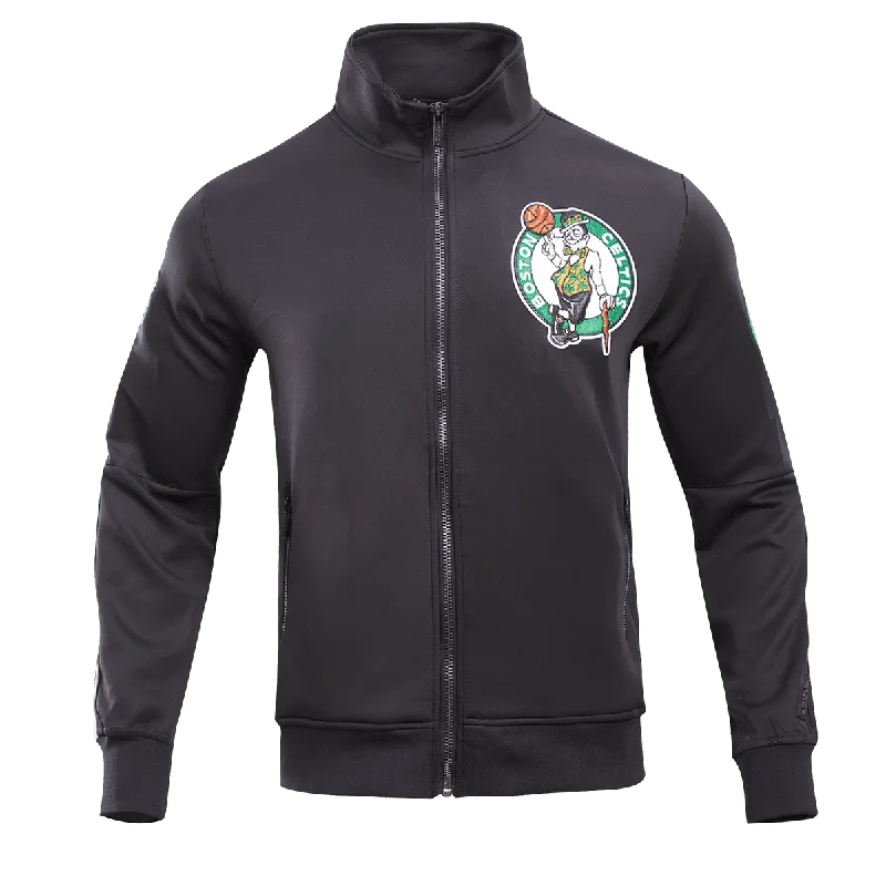All-Weather Outfits NBA BOSTON CELTICS CLASSIC MEN'S TRACK JACKET (BLACK)