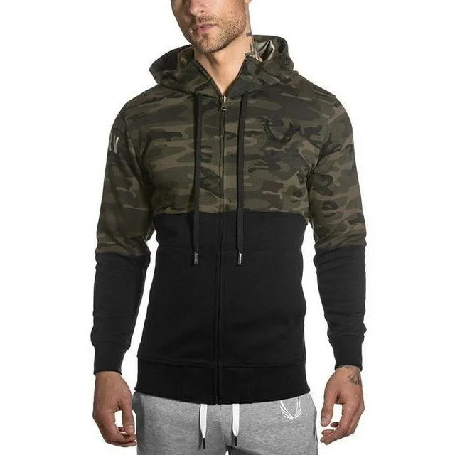 Relaxed Styles Men's Military Camouflage Hoodie
