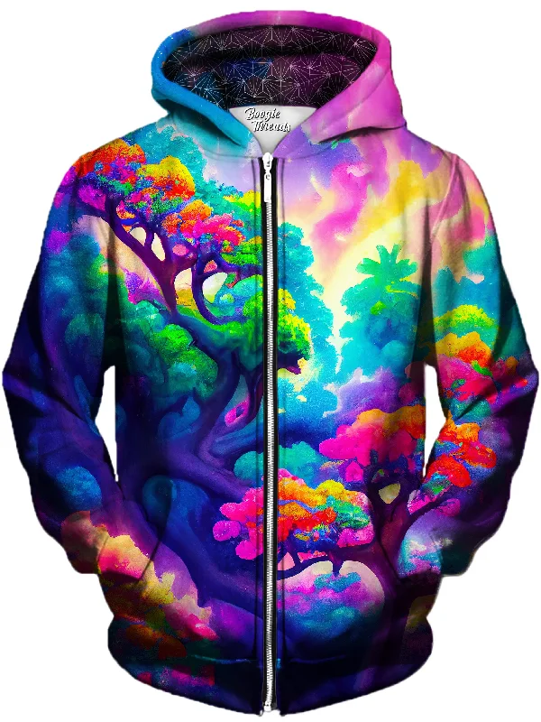 Comfort Clothes Storm Of Frailty Unisex Zip-Up Hoodie